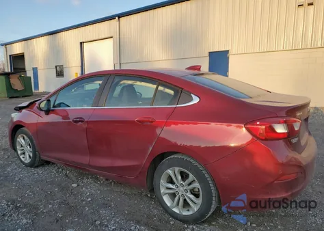 2019 Chevrolet Cruze Lt from USA, damaged, VIN 1G1BE5SM9K7135357